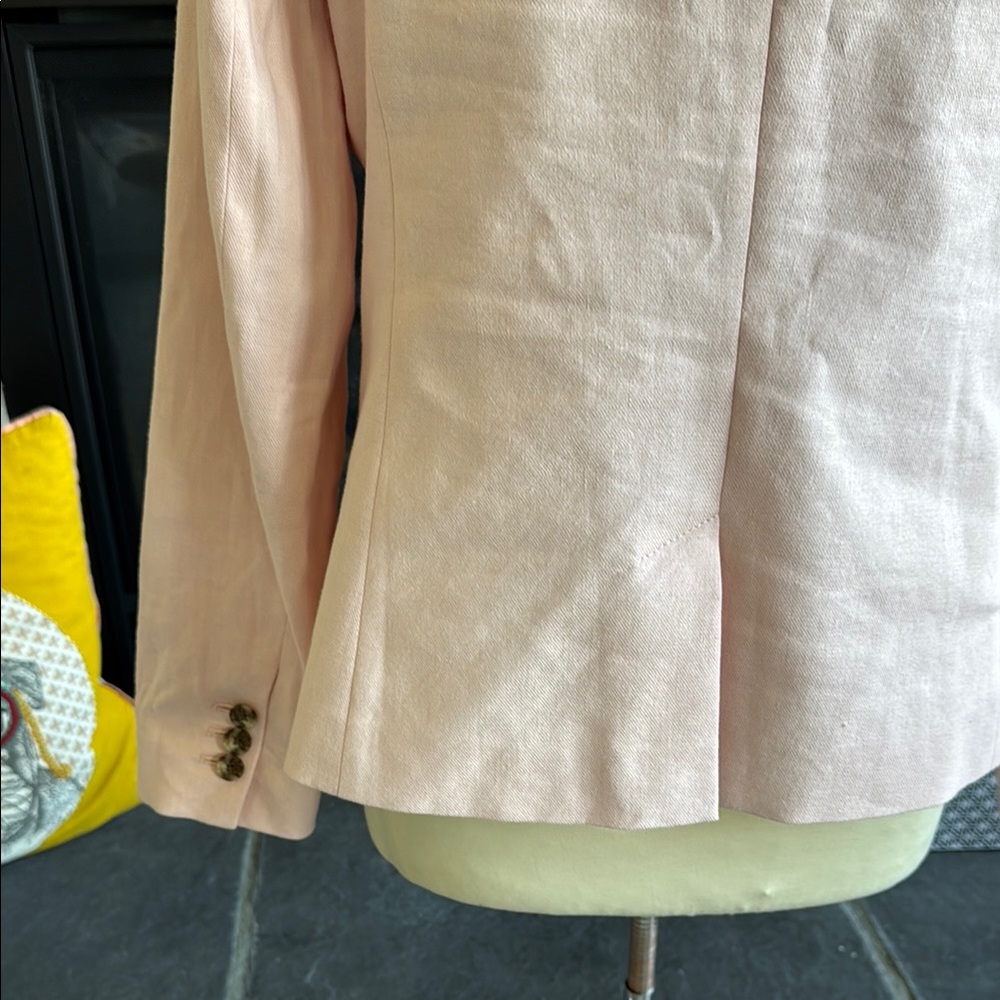 Banana Republic Pink Tailored Blazer with Notched Lapels - Picture 9 of 13